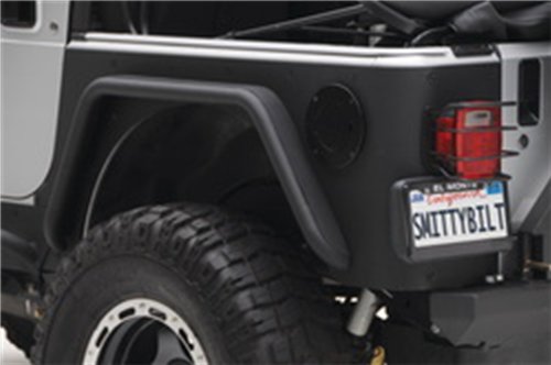 Smittybilt 76876 XRC Textured Black Rear Corner Guards, Pair