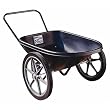 Agri-Fab 45-0226 6-Cubic Feet Poly Garden Cart, Push, Black