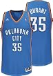 Kevin Durant Blue adidas Revolution 30 Swingman Oklahoma City Thunder Youth Jersey
