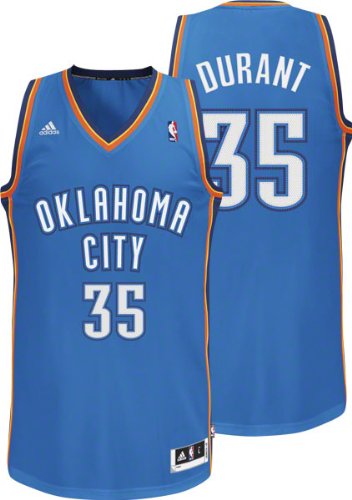 Kevin Durant Blue adidas Revolution 30 Swingman Oklahoma City Thunder Youth Jersey