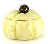 Harvest Settings Pumpkin Serving Bowl with Lid by Russ Berrie