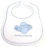Dressed to Drool Boy "Mommy Loves Me" Bib