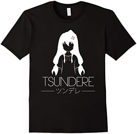 Men's Tsundere Mode Tshirt Small Black