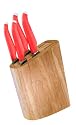 Furi Rachael Ray Gusto-Grip 5-Piece Birch Wood Knife Block Set