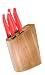 Furi Rachael Ray Gusto-Grip 5-Piece Birch Wood Knife Block Set