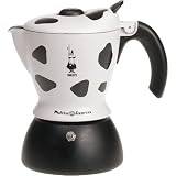 Bialetti 2-Cup Mukka Express Stovetop Cappuccino Maker - Cow Print by 
