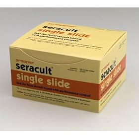 Seracult Fecal Occult Blood Test, Single Slide