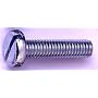 Steel Machine Screw, Type : Slotted Pan Head, Finish : Bright zinc plated and clear passivated, Thread Size : M5, Thread Length : 10mm [per Pk/100]