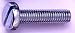 Steel Machine Screw, Type : Slotted Pan Head, Finish : Bright zinc plated and clear passivated, Thread Size : M5, Thread Length : 10mm [per Pk/100]