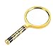 uxcell 65mm 10X Handheld Magnifier,Reading Magnifying Loupe Glasses 1000% w Metal Handle for Book and Newspaper Reading, Insect, Hobby, Jewelry, Antiques, Coins, Rocks, Stamps, Repair