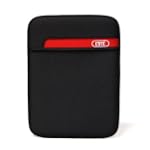 Neoprene Top Slide Sleeve Case (Black/Red) for Acer Aspire One 531 10.1" Netbook