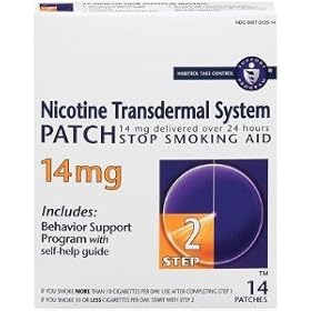 Habitrol Nicotine Transdermal System Step 2 Patch 14mg 14's - Pack of 24