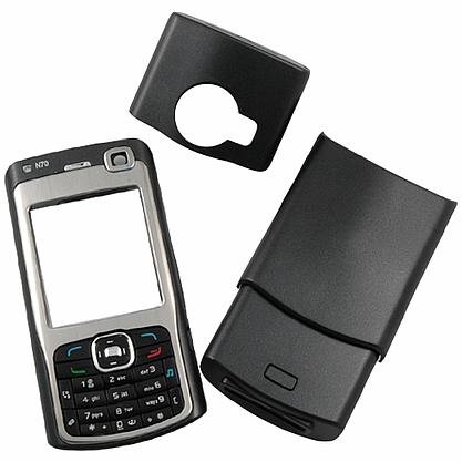 Schale Nokia N70 N 70 Cover Oberschale Gehaeuse Black Tastatur