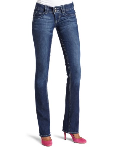 Jolt Juniors 33 Inch Flap Back Pocket Boot Cut Jean