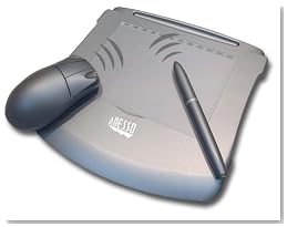 Adesso CyberTablet 6400 6" X 4.5" Graphics Tablet with 2 Button Pen and Wireless Mouse