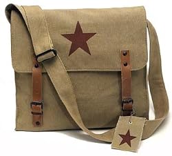 Vintage military medic bag w/brown star