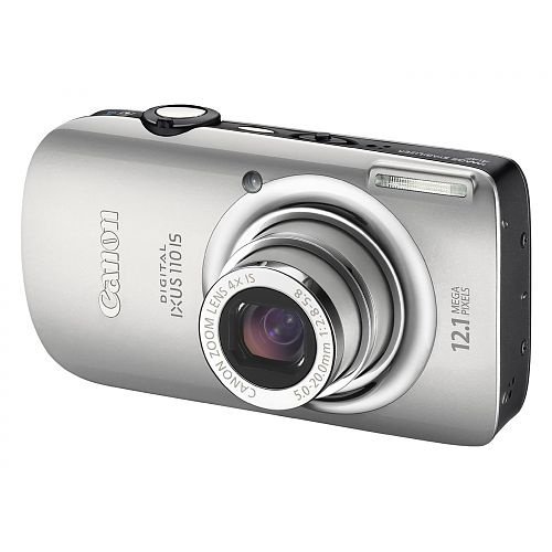 Canon Digital IXUS 110 IS Digitalkamera (12 Megapixel, 4-fach Wide-Zoom, 6,9cm (2,8 Zoll) Display, HDMI, Active Display) silber