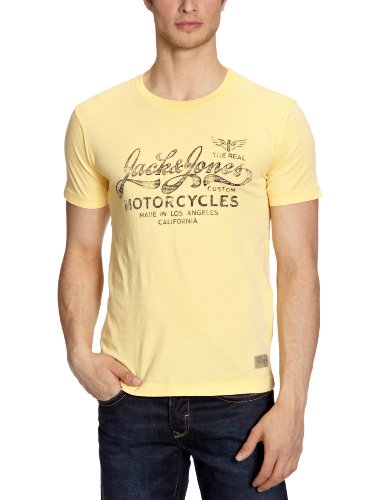 JACK & JONES VINTAGE Herren T-Shirt 12054623, Gr. 48/50 (M), Gelb (GOLDEN ROD) Preisvergleich