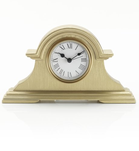 Gold-Effect Mantlepiece Clock
