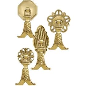 Leaf Drop Pull - Brass