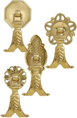 Leaf Drop Pull - Brass