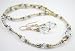 3 Piece Set in Gold - Crystal - April Birthstone 14K Gold Filled Swarovski Crystal Beaded Necklaces by Gemstone Gifts Handmade Jewelry