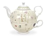 Portmeirion Laura Stoddard Up the Garden Path Tea for One 12 oz.