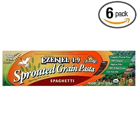 Food For Life Ezekiel 4:9 Organic Sprouted Grain Pasta, Spaghetti, 16-Ounce Boxes (Pack of 6)