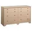 Natural Maple Double Dresser