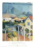 St. Germain Bei Tunis Art Poster Print by Auguste Macke, 24x32
