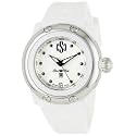 Glam Rock Women's GR64003-SLVM Palm Beach Silver Dial White Silicone Watch 