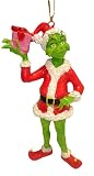 Dr. Seuss The Grinch In Santa Suit Christmas Ornament #GRH0703