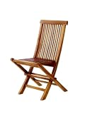 Java Teak Hardwood Outdoor Patio Folding Chair