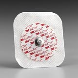 3M Red Dot Diaphoretic Soft Cloth Monitoring Electrodes, 5.1cm x 5.5cm