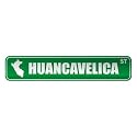 " HUANCAVELICA ST " STREET SIGN CITY PERU