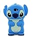 3D Blue Stitch & Lilo Soft Silicone Case Cover For Alcatel LG HTC Mobile Cell Phone (Alcatel One Touch Fierce 2 7040T, blue)