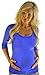 Mommylicious Black and Tan Striped Seamless Scoop Neck Maternity Top (Black Tan Striped)
