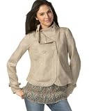 DKNY Jeans - DKNY Jeans Double-Breasted Stand-Up Collar Jacket