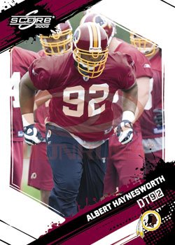 2009 Score #281 Albert Haynesworth - Washington Redskins (Football Cards)
