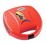 The Simpsons SM764 Red Doughnut Maker with Recipe Booklet
