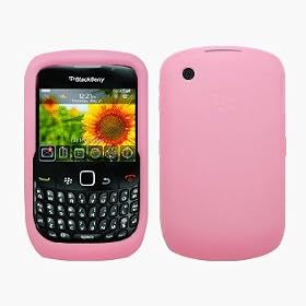 Pink Silicone Case / Skin / Cover for RIM BlackBerry Curve 8520 / 8530