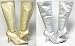 Gold Silver Knee Shiny Go-Go Gogo Boots Disco Retro Sexy Dancer
