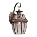 Sea Gull Lighting 8067-71 Single-Light Outdoor Lancaster Wall Lantern, Clear Beveled Glass and Antique Bronze
