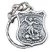 Pewter St Michael Key Chain