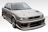 1991-1994 Nissan Sentra 4DR Duraflex Drifter Kit- Includes Drifter Front Bumper (101025), Drifter Rear Bumper (101026), and Drifter Sideskirts (100985).