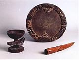 Ifa Divination Bowl Tray Tapper - Artist: Yoruba Peoples - Art Print Poster Size: 28.50 by 22.50 inches