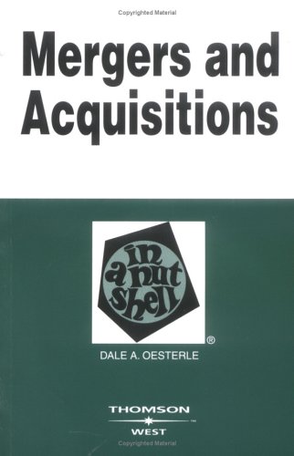 Mergers And Acquisitions in a Nutshell (Nutshell Series)