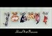 Kitchen & Housewares : All About Cats Wine Charms