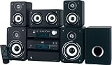 LUXUS HEIMKINO SYSTEM IM EDLEN SCHWARZEN METALLDESIGN, 3 KOMPONENTEN DVD HOME CINEMA, 5.1 SURROUND SOUND, PLL STEREO TUNER, MIT HDMI, USB-PORT, CARD-SLOT, NEU + OVP