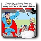 Rich Diesslins Funny General - Editorial Cartoons - 9-11 Tribute to Firefighters - Mouse Pads